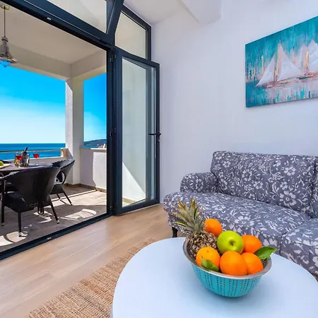 Apartment Maris-two Bedroom With Terrace And Sea View-address Plat 21